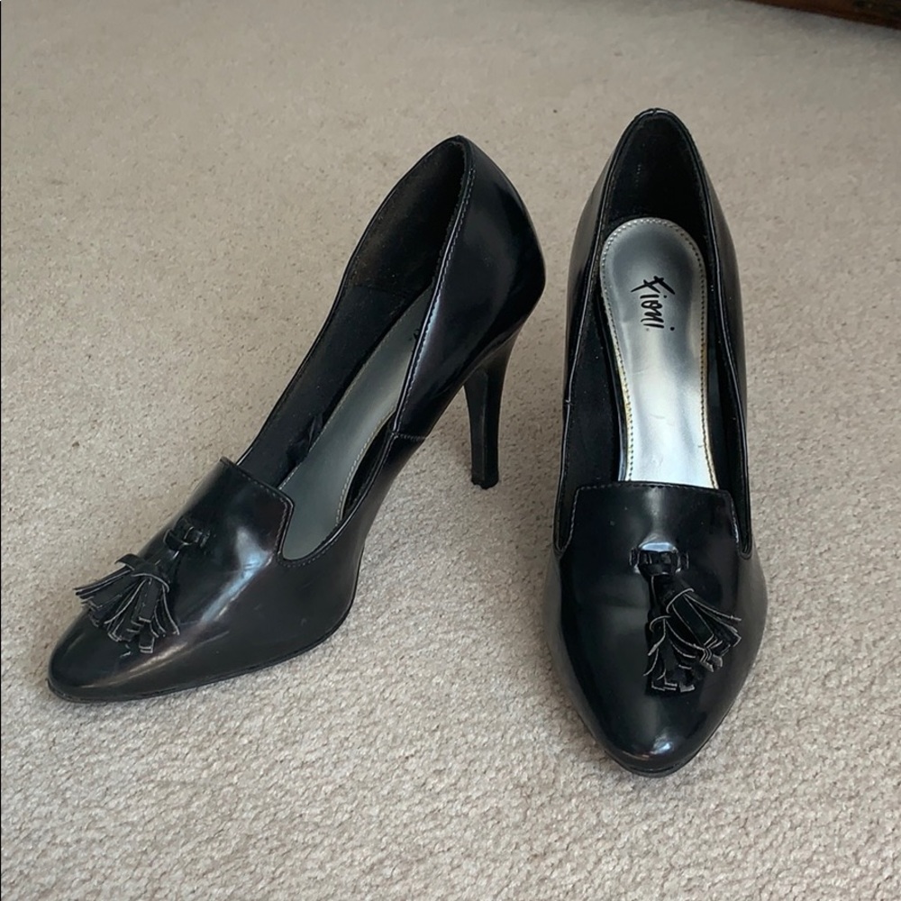 Black high heels